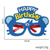 Wholesale Party Decoration Cartoon Animal Plastic Children Photo Props Birthday Funny Glasses
