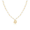 Wholesale Pearl Clavicle Chain Necklace With Geometric Pattern Copper Plated With Real Gold Electroplating For Women
