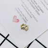 Wholesale Pearl Diamond Jewelry Accessories With Peach Heart Shape And Electroplating Treatment For Earrings And Necklace