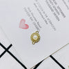 Wholesale Pearl Diamond Jewelry Accessories With Peach Heart Shape And Electroplating Treatment For Earrings And Necklace