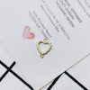 Wholesale Pearl Diamond Jewelry Accessories With Peach Heart Shape And Electroplating Treatment For Earrings And Necklace