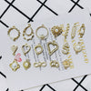 Wholesale Pearl Diamond Jewelry Accessories With Peach Heart Shape And Electroplating Treatment For Earrings And Necklace
