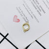 Wholesale Pearl Diamond Jewelry Accessories With Peach Heart Shape And Electroplating Treatment For Earrings And Necklace