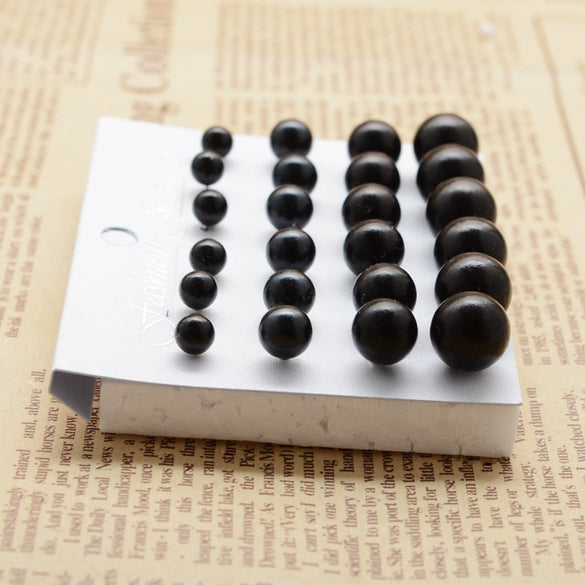 Wholesale Pearl Earrings With Large And Small Pearl Rows Alloy Material Electroplating Treatment