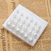 Wholesale Pearl Earrings With Large And Small Pearl Rows Alloy Material Electroplating Treatment