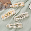 Wholesale Pearl Geometric Handmade French Retro Style Bb Clip Women's Hair Accessories