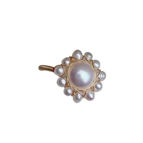Wholesale Pearl Jewelry Set With Freshwater Pearls Necklace And Ring
