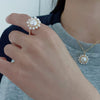 Wholesale Pearl Jewelry Set With Freshwater Pearls Necklace And Ring