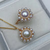 Wholesale Pearl Jewelry Set With Freshwater Pearls Necklace And Ring