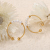Wholesale Pearl Open Ring For Women Fashion Geometric Style Electroplated