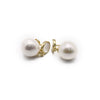 Wholesale Pearl 925 Sterling Silver Edison Baroque Earrings With Geometric Design And Electroplating For Women