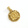 Wholesale Pendant Accessories Stainless Steel Embossed English Letter Number Text Electroplating For Women