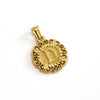 Wholesale Pendant Accessories Stainless Steel Embossed English Letter Number Text Electroplating For Women