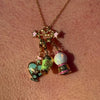Wholesale Pendant Bag Chain Stainless Steel Geometric Pattern Furnace Vacuum Plated 18K Gold Color