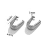Wholesale Pendant Buckle Stainless Steel Real Gold Electroplated Melon Seeds Shape Waterproof