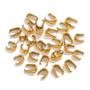 Wholesale Pendant Buckle Stainless Steel Real Gold Electroplated Melon Seeds Shape Waterproof