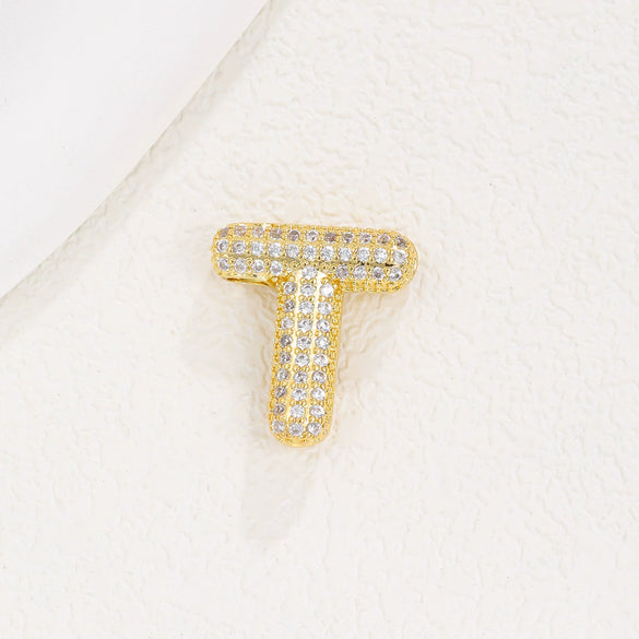 Wholesale Pendant Clavicle Chain Copper Gold Plated Letter Shape Versatile Style