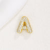 Wholesale Pendant Clavicle Chain Copper Gold Plated Letter Shape Versatile Style