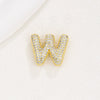 Wholesale Pendant Clavicle Chain Copper Gold Plated Letter Shape Versatile Style