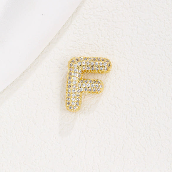 Wholesale Pendant Clavicle Chain Copper Gold Plated Letter Shape Versatile Style