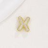 Wholesale Pendant Clavicle Chain Copper Gold Plated Letter Shape Versatile Style