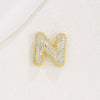 Wholesale Pendant Clavicle Chain Copper Gold Plated Letter Shape Versatile Style