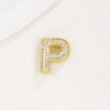 Wholesale Pendant Clavicle Chain Copper Gold Plated Letter Shape Versatile Style
