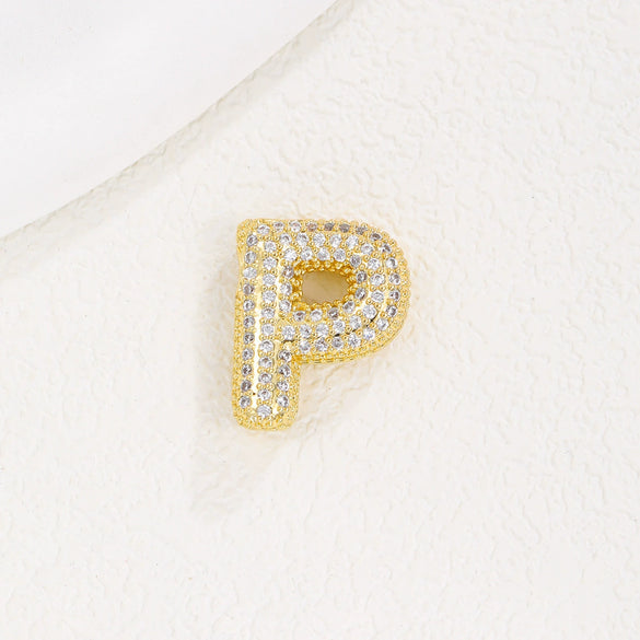 Wholesale Pendant Clavicle Chain Copper Gold Plated Letter Shape Versatile Style