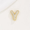 Wholesale Pendant Clavicle Chain Copper Gold Plated Letter Shape Versatile Style