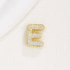 Wholesale Pendant Clavicle Chain Copper Gold Plated Letter Shape Versatile Style