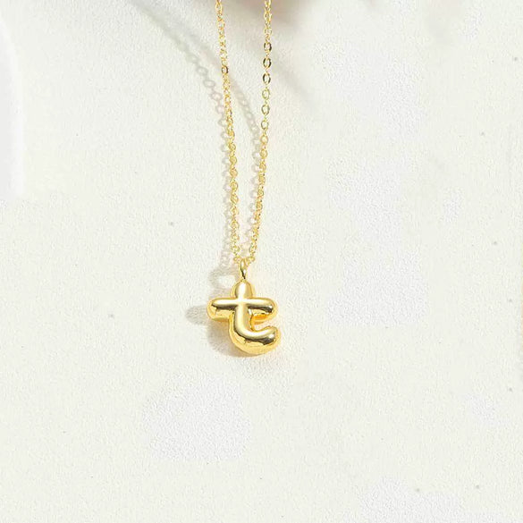 Wholesale Pendant Clavicle Chain Necklace Copper Electroplated With Letters Numbers Text Style For Women