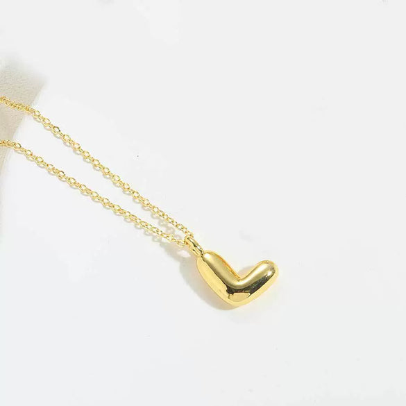 Wholesale Pendant Clavicle Chain Necklace Copper Electroplated With Letters Numbers Text Style For Women