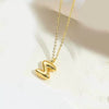 Wholesale Pendant Clavicle Chain Necklace Copper Electroplated With Letters Numbers Text Style For Women