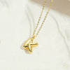 Wholesale Pendant Clavicle Chain Necklace Copper Electroplated With Letters Numbers Text Style For Women