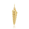 Wholesale Pendant Conch Fish Style Copper 18K Gold Color Furnace Vacuum Plating
