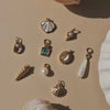 Wholesale Pendant Conch Fish Style Copper 18K Gold Color Furnace Vacuum Plating