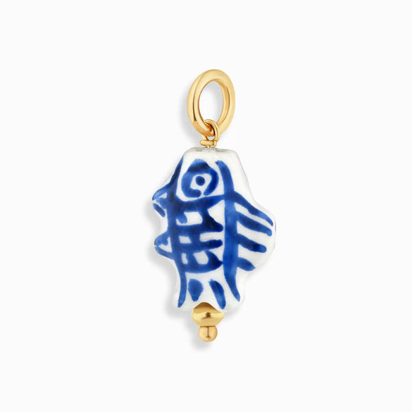 Wholesale Pendant Conch Fish Style Copper 18K Gold Color Furnace Vacuum Plating