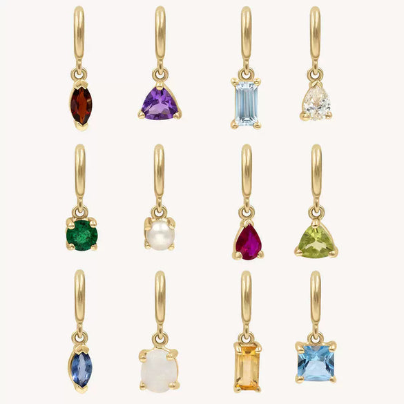 Wholesale Pendant Copper Mixed Gemstone Inlay Geometric Vintage Style Electroplating For Women