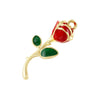 Wholesale Pendant Copper Sweet Flower Style Dripping Oil Process With Sunflower Four Leaf Clover Rose Smiley Daisy Patterns