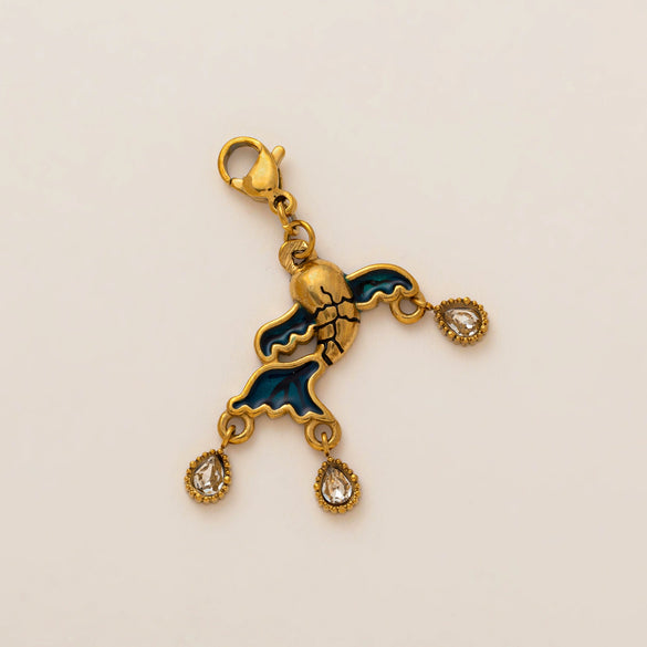 Wholesale Pendant Luggage Chain Stainless Steel Geometric Heart Electroplated 18K Gold Color Retention
