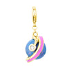 Wholesale Pendant Luggage Chain Stainless Steel Geometric Heart Electroplated 18K Gold Color Retention