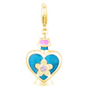 Wholesale Pendant Luggage Chain Stainless Steel Geometric Heart Electroplated 18K Gold Color Retention