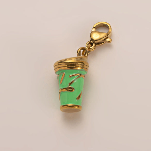 Wholesale Pendant Luggage Chain Stainless Steel Geometric Heart Electroplated 18K Gold Color Retention