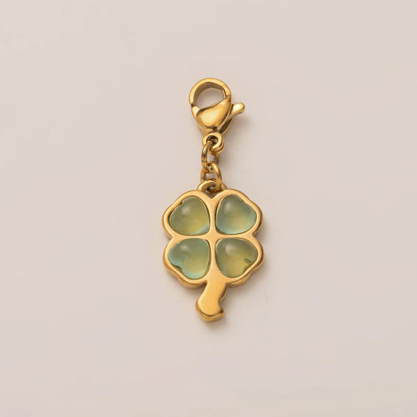 Wholesale Pendant Luggage Chain Stainless Steel Geometric Heart Electroplated 18K Gold Color Retention