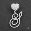 Wholesale Pendant Necklace Alloy Hiphop Style With Letter Pattern And Diamond Decoration Cuban Chain Accessories