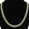 Wholesale Pendant Necklace Alloy Hiphop Style With Letter Pattern And Diamond Decoration Cuban Chain Accessories