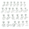 Wholesale Pendant Necklace Alloy Hiphop Style With Letter Pattern And Diamond Decoration Cuban Chain Accessories