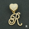 Wholesale Pendant Necklace Alloy Hiphop Style With Letter Pattern And Diamond Decoration Cuban Chain Accessories