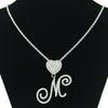 Wholesale Pendant Necklace Alloy Hiphop Style With Letter Pattern And Diamond Decoration Cuban Chain Accessories