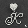 Wholesale Pendant Necklace Alloy Hiphop Style With Letter Pattern And Diamond Decoration Cuban Chain Accessories